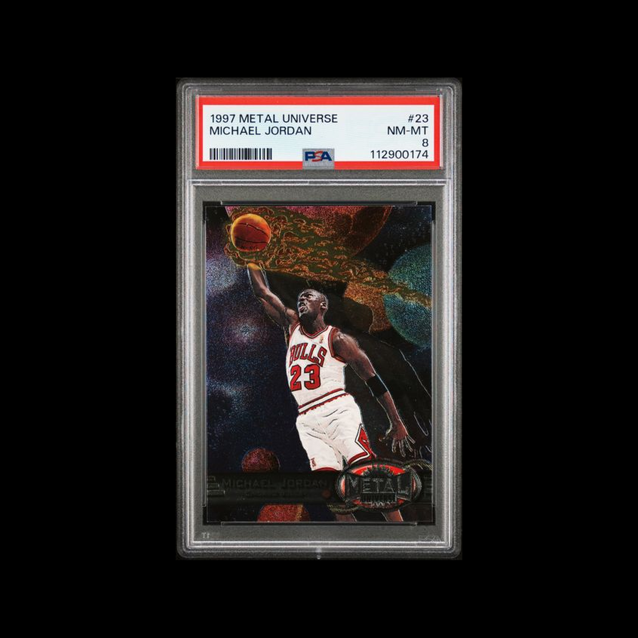 その他 PSA8 1997 l Universe Michael Jordan 1997 Upper Deck Metal Universe Michael Jordan 23 PSA 8