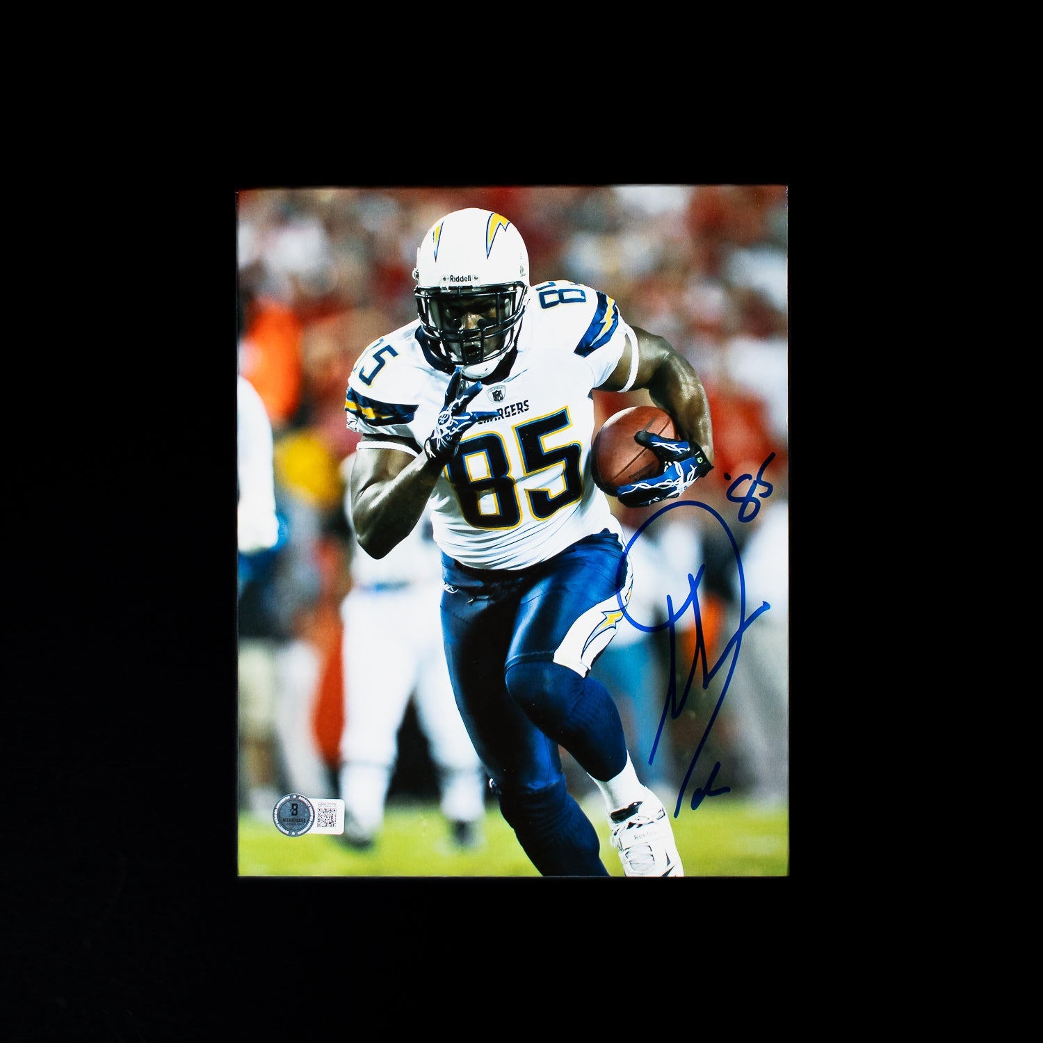 Subasta - Antonio Gates Foto Firmada - Los Angeles Chargers