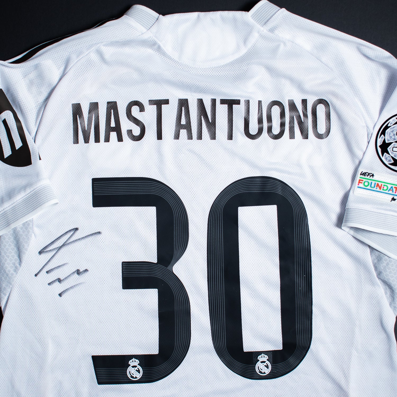 Jersey Firmado Franco Mastantuono - Real Madrid