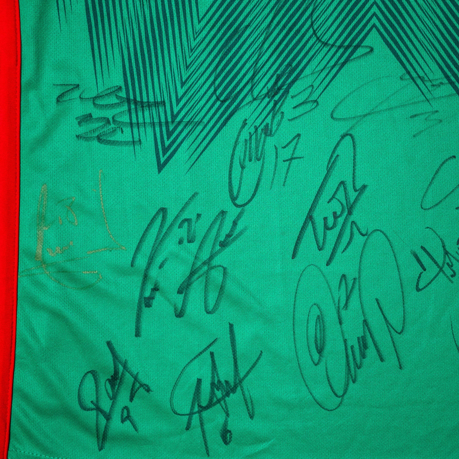 Subasta - Todo el Equipo Jersey Firmado - Mexico