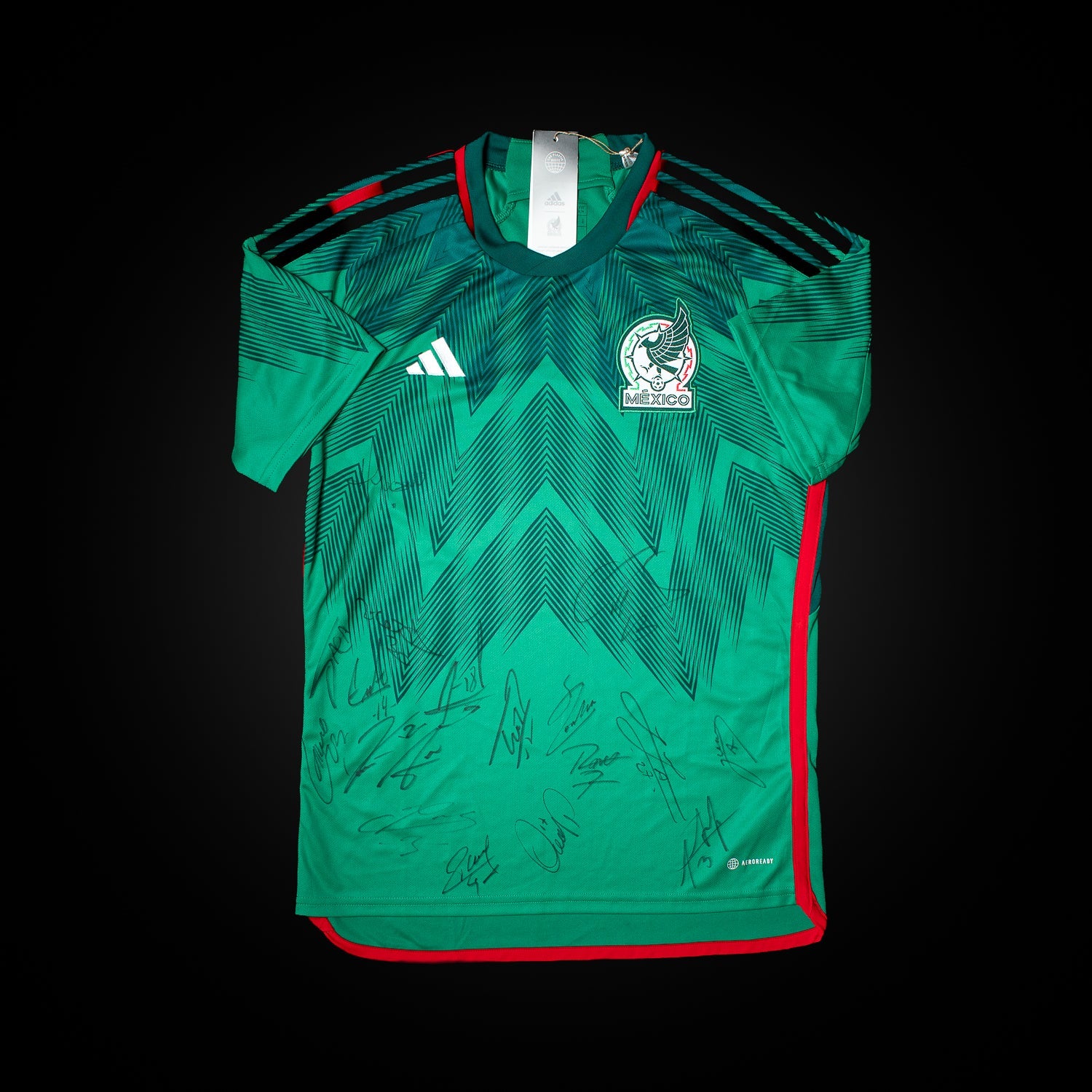 Subasta - Todo el Equipo Jersey Firmado - Mexico