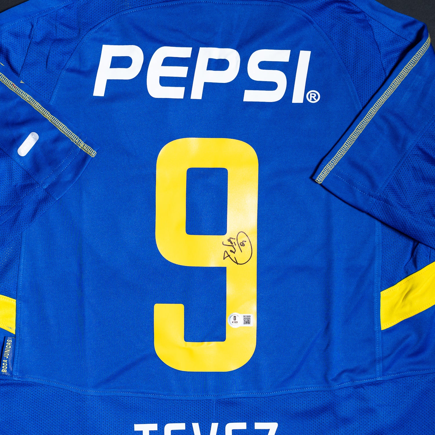 Carlos Tevez Jersey Firmado - Boca Juniors