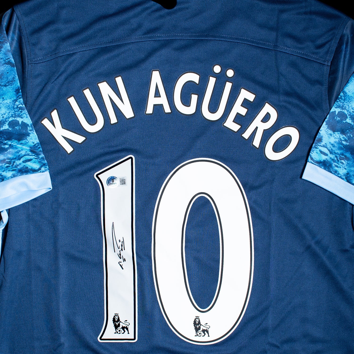 Subasta - Kun Aguero Jersey Firmado - Manchester City
