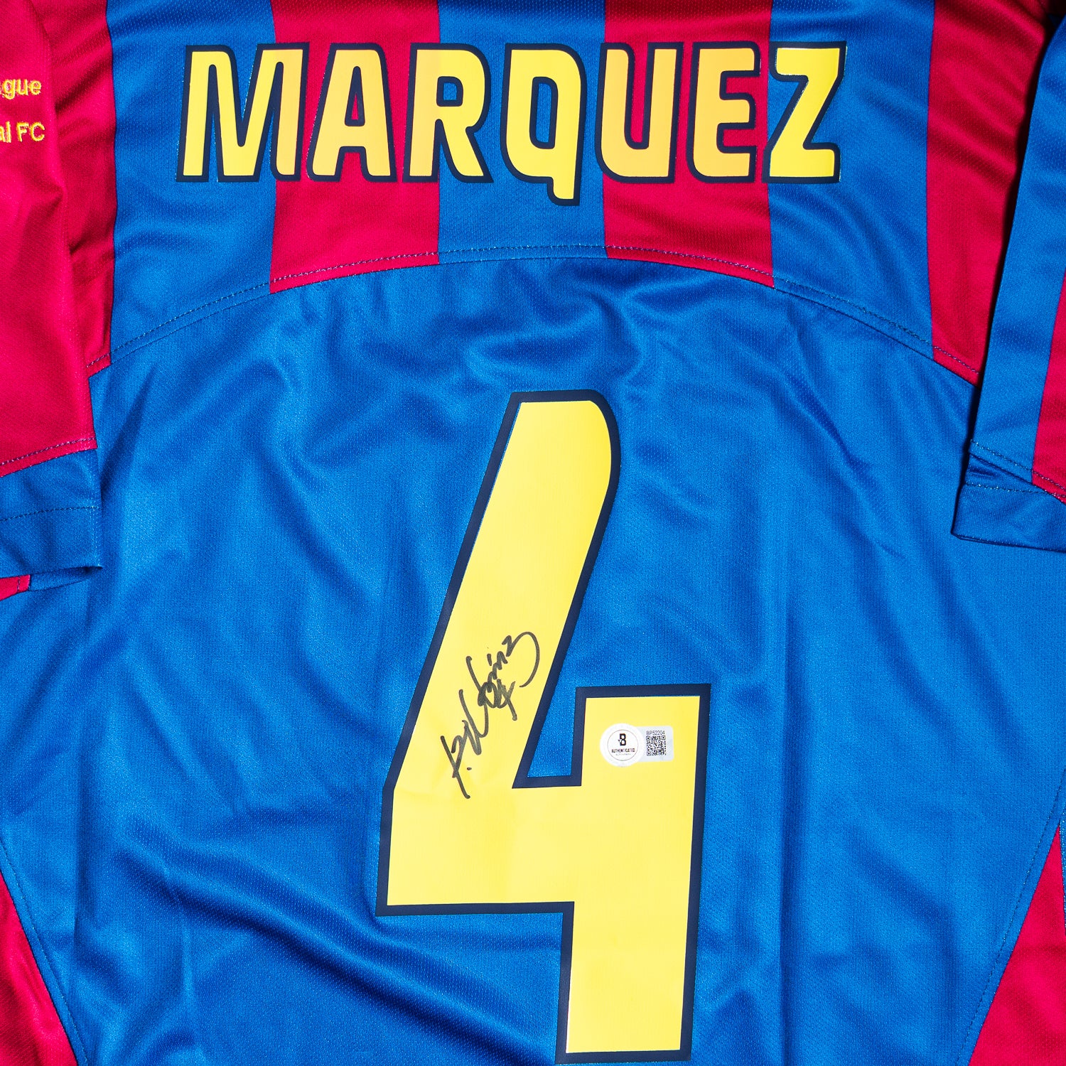 Rafael Márquez
 Jersey Firmado - Barcelona