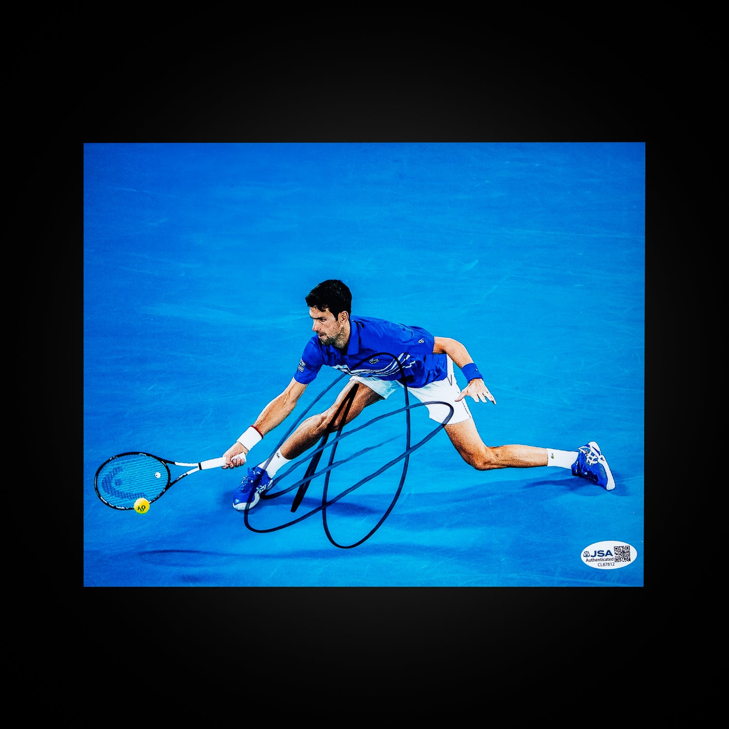 Novak Djokovic Foto Firmada