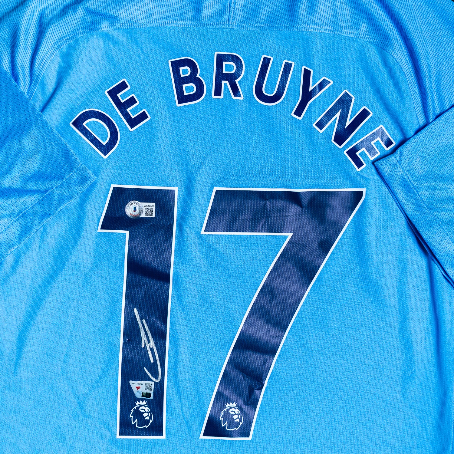 Kevin De Bruyne Jersey Firmado - Manchester City