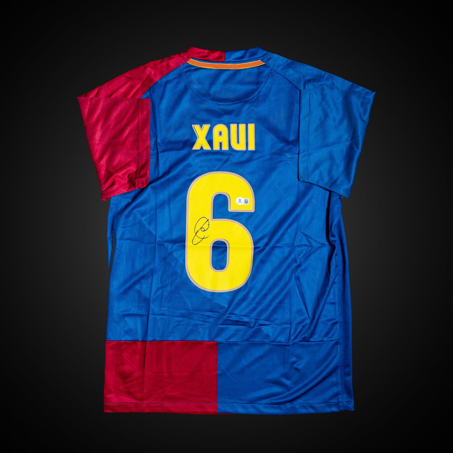 Xavi Hernandez Jersey Firmado - Barcelona