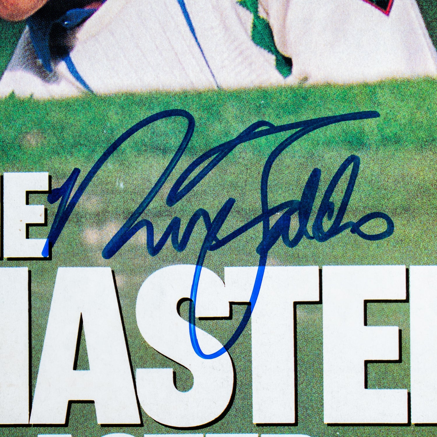 Nick Faldo Revista Firmada