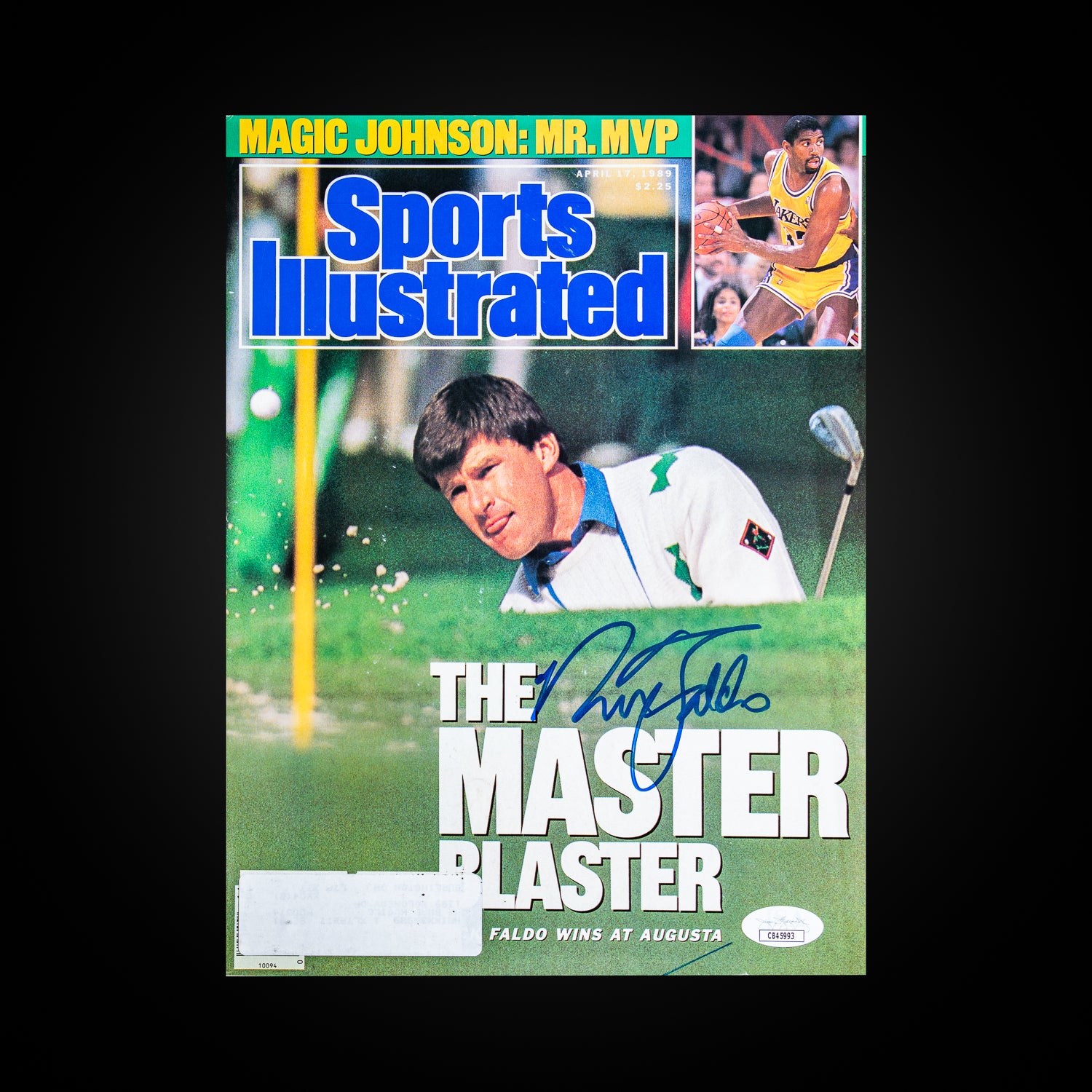 Nick Faldo Revista Firmada