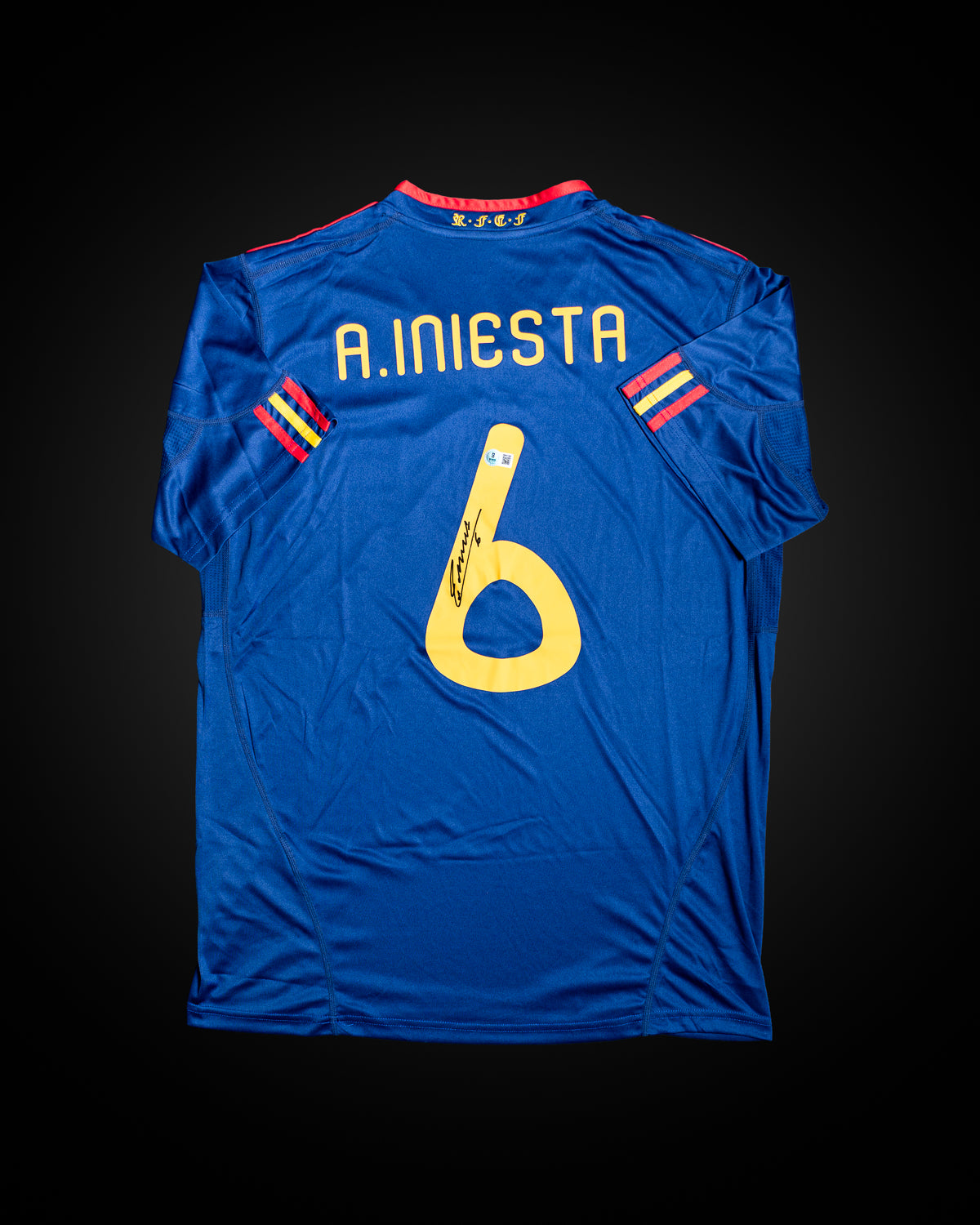 Andres Iniesta Jersey Firmado - España