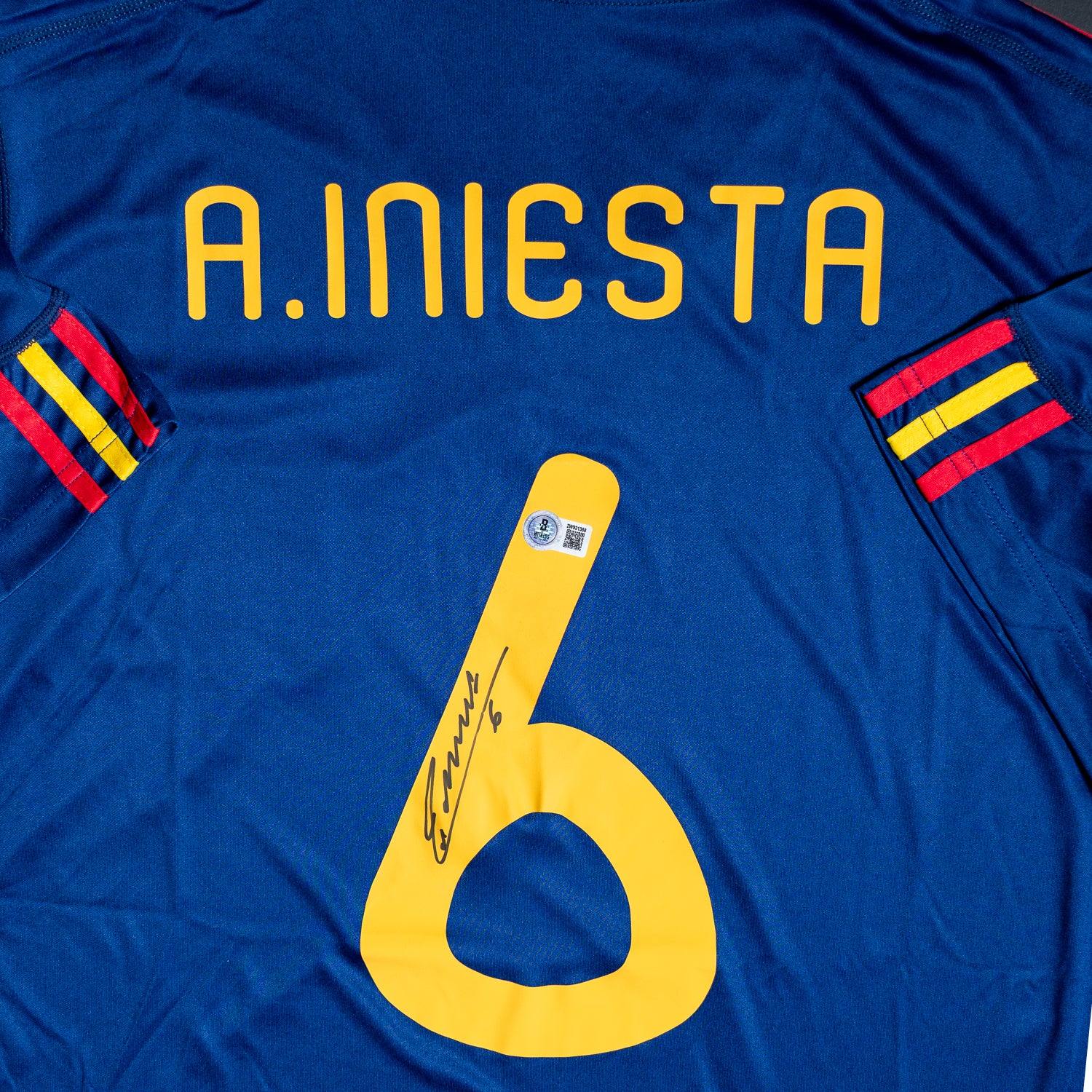 Andres Iniesta Jersey Firmado - España