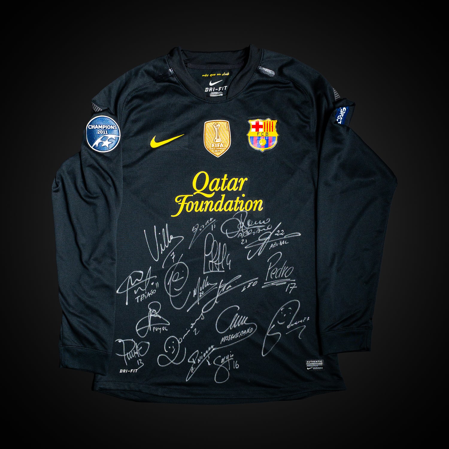 Todo El Equipo Jersey Firmado - Barcelona