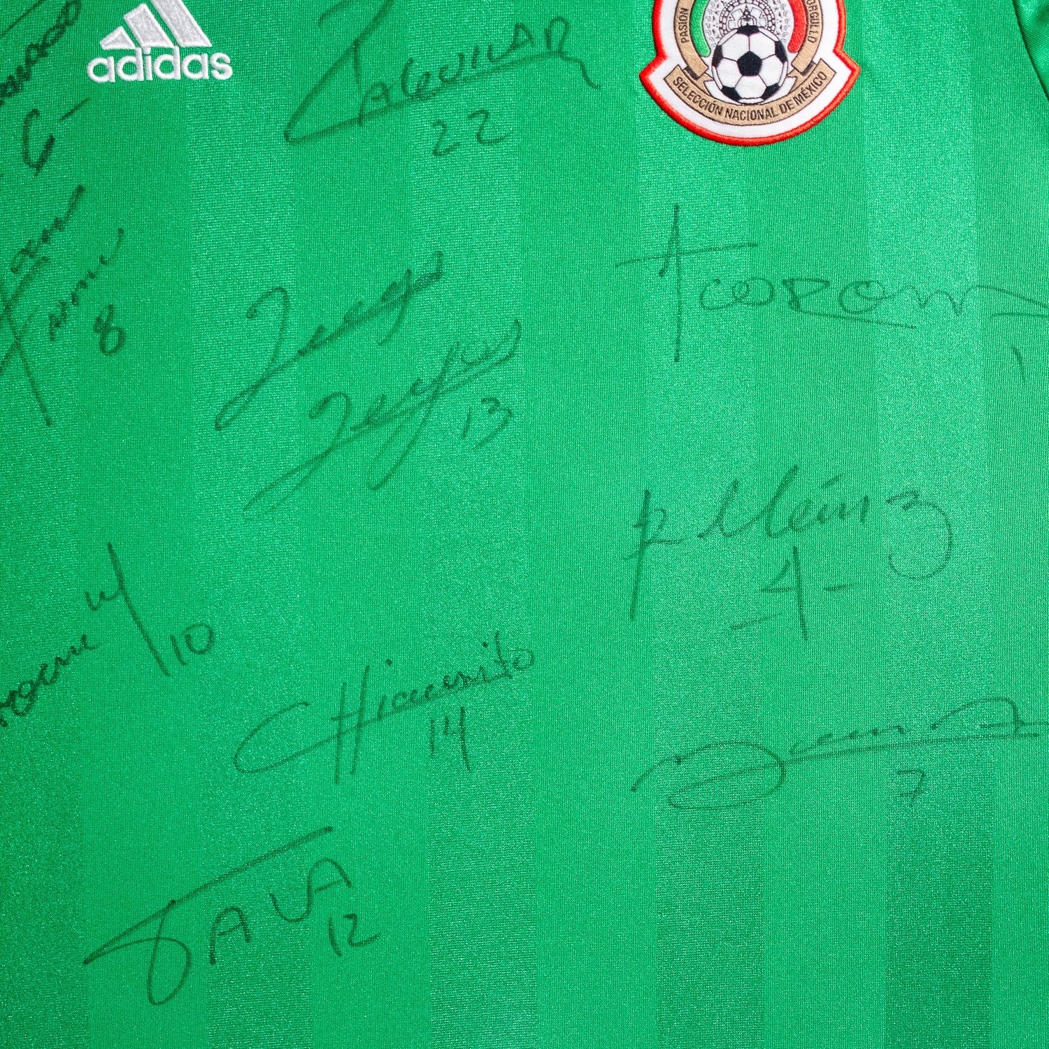 Todo El Equipo Jersey Firmado - Mexico