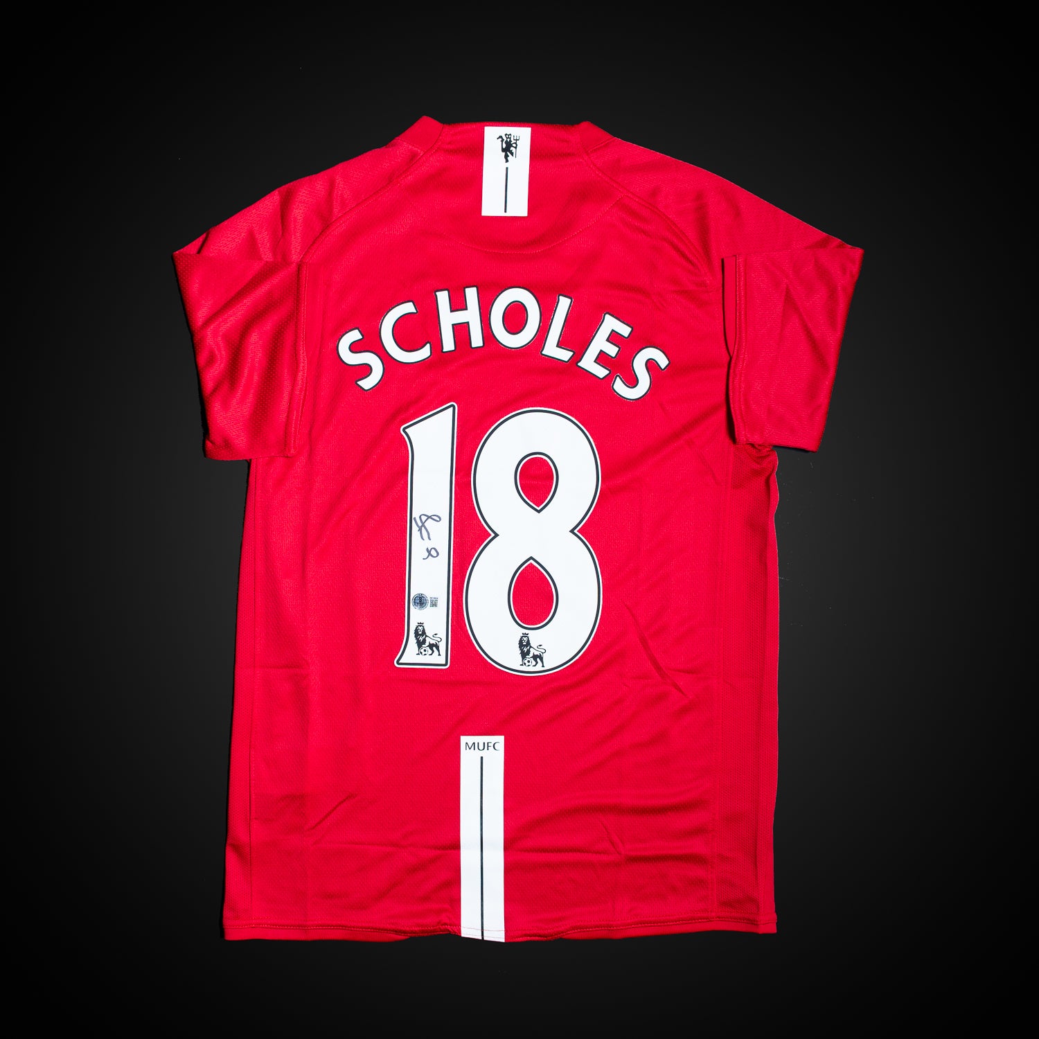 Paul Scholes Jersey Firmado - Manchester United