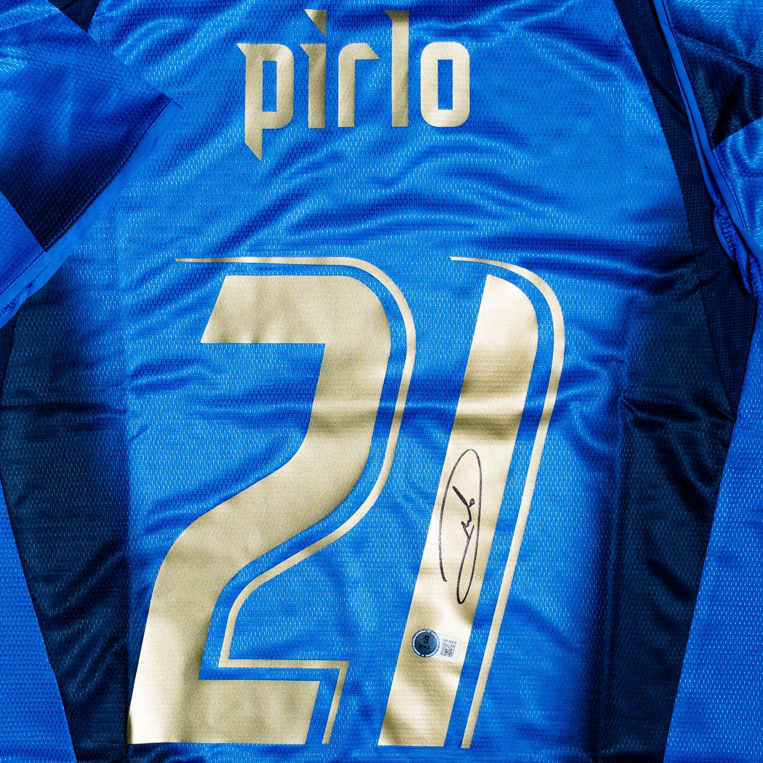 Andrea Pirlo Jersey Firmado - Italia