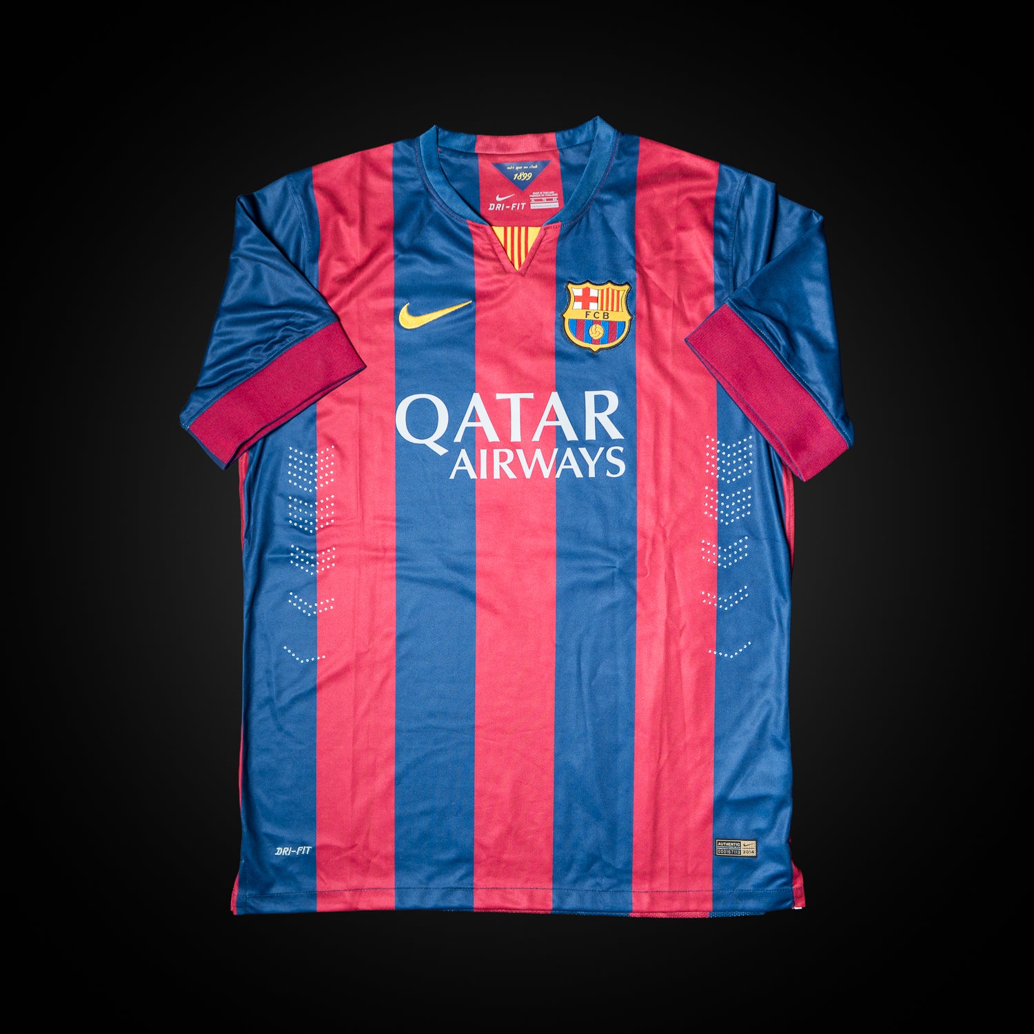 Xavi Hernandez Jersey Firmado - Barcelona