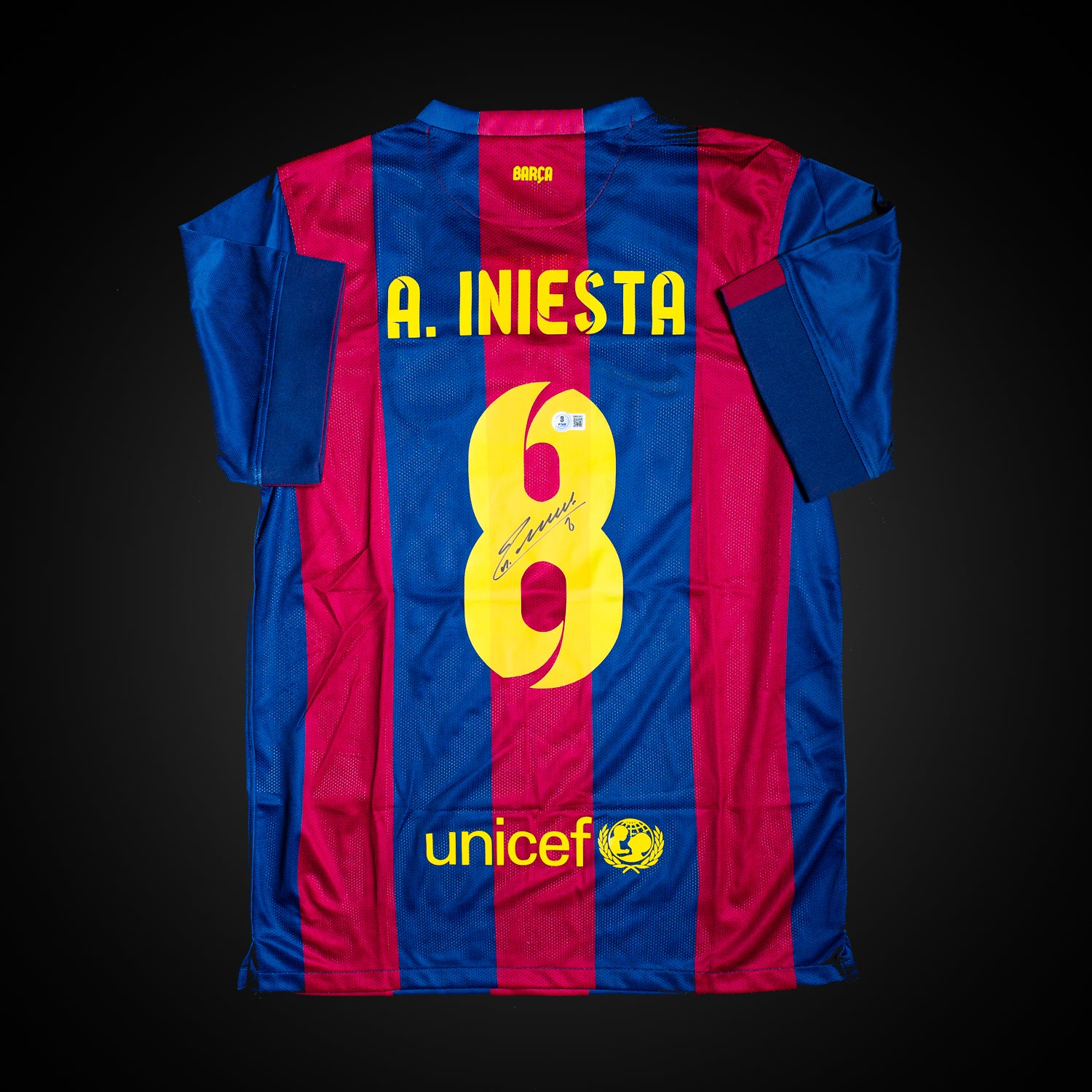 Andres Iniesta Jersey Firmado - Barcelona