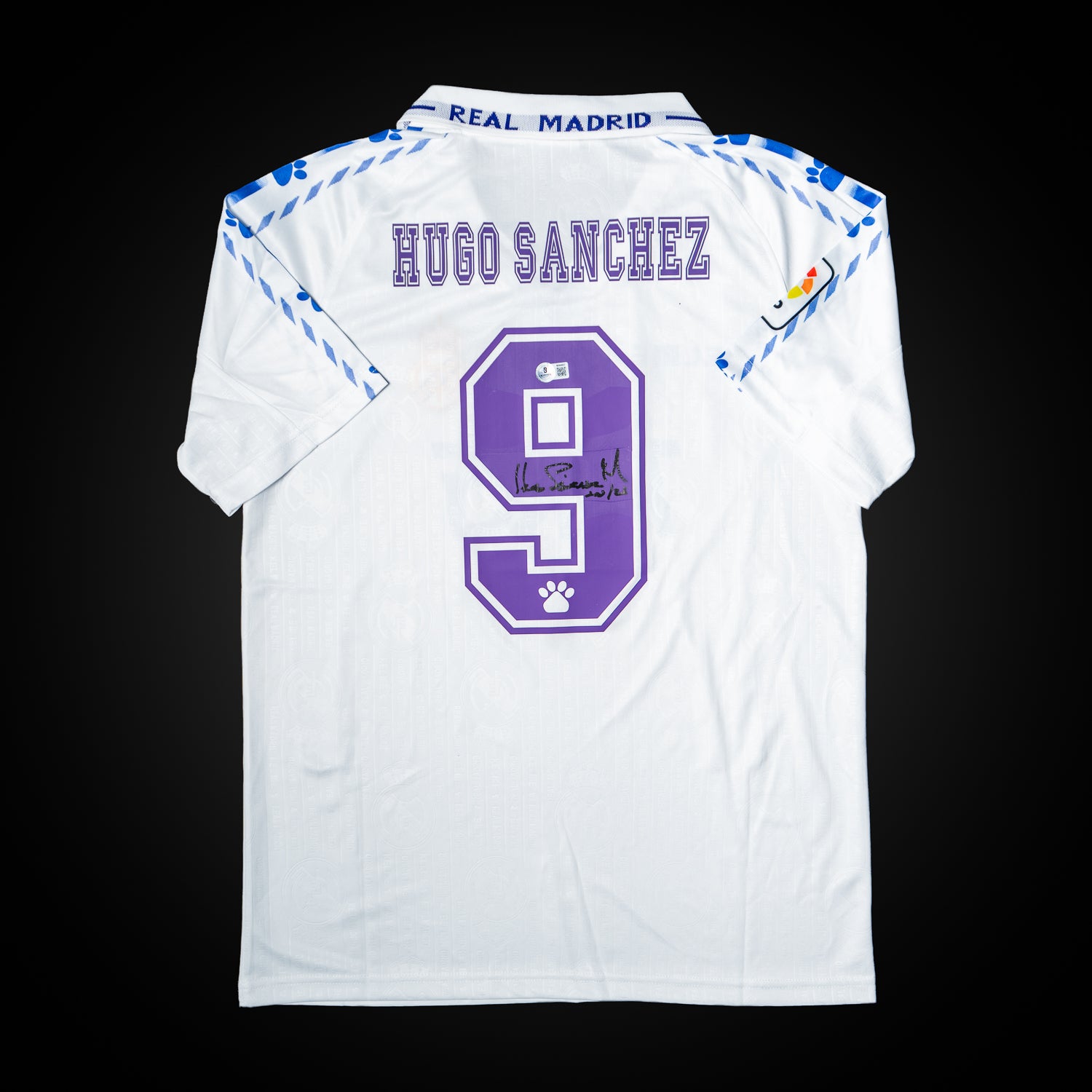 Hugo Sanchez Jersey Firmado - Real Madrid