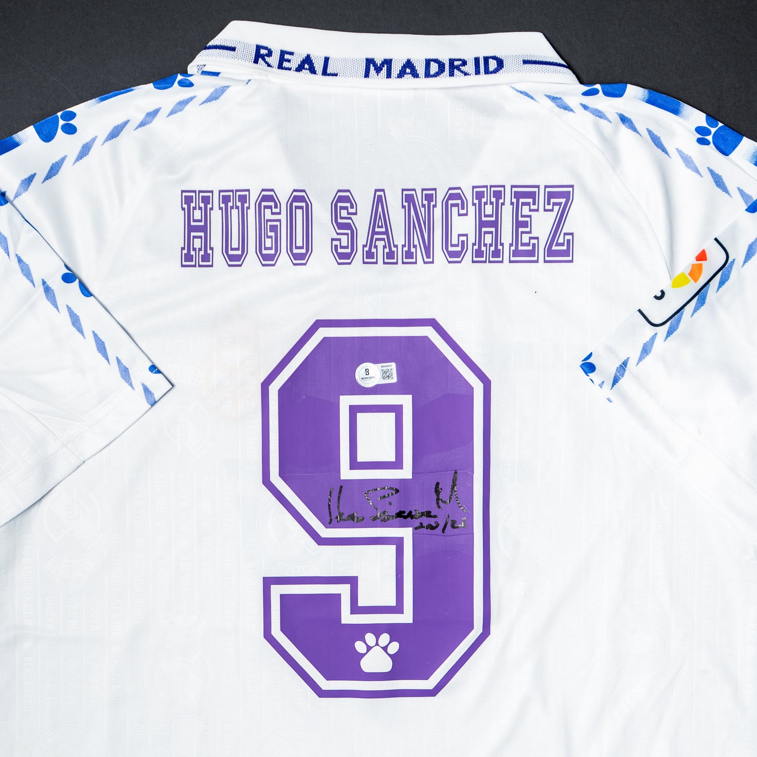 Hugo Sanchez Jersey Firmado - Real Madrid
