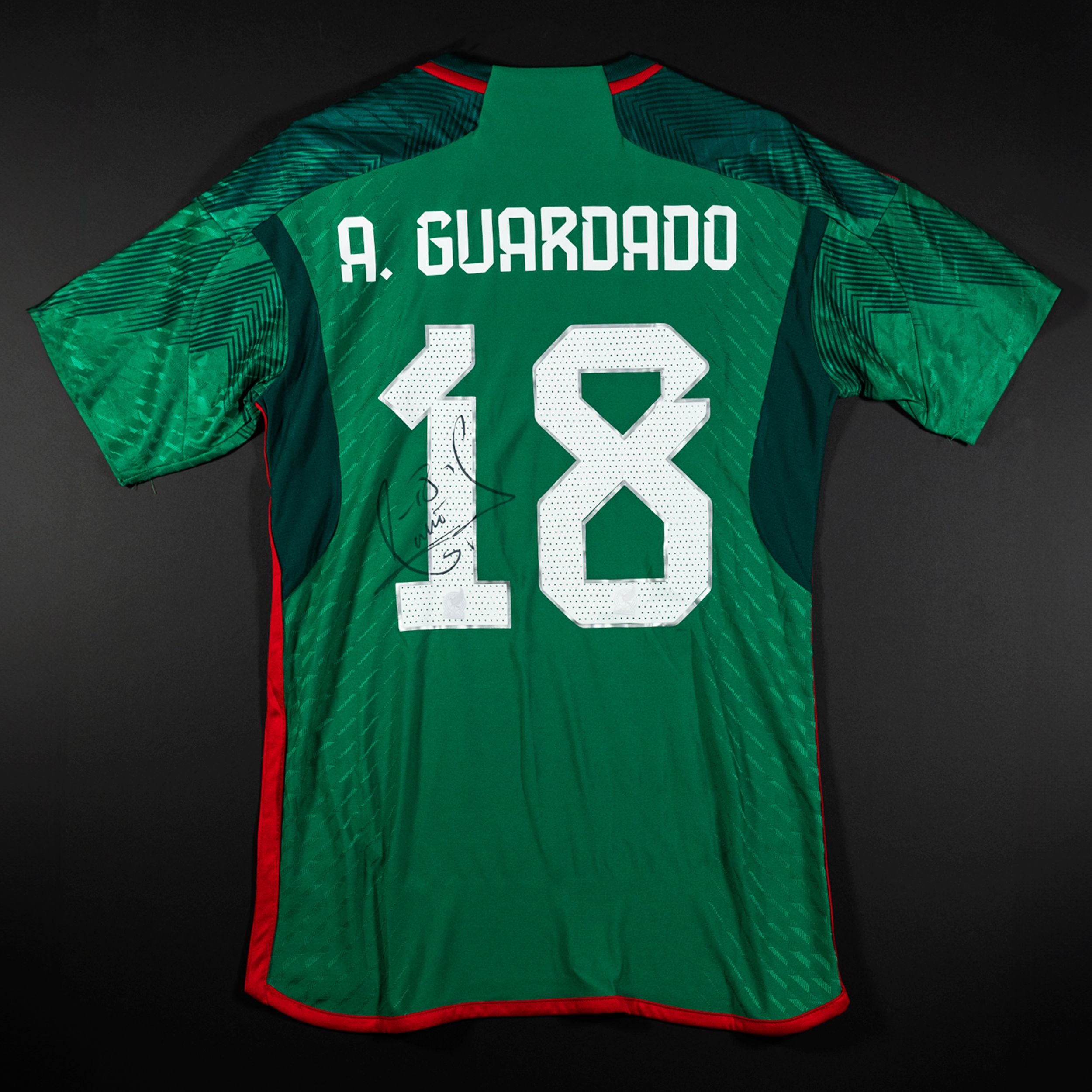 Jersey Firmado Andrés Guardado - México Mundial 2022