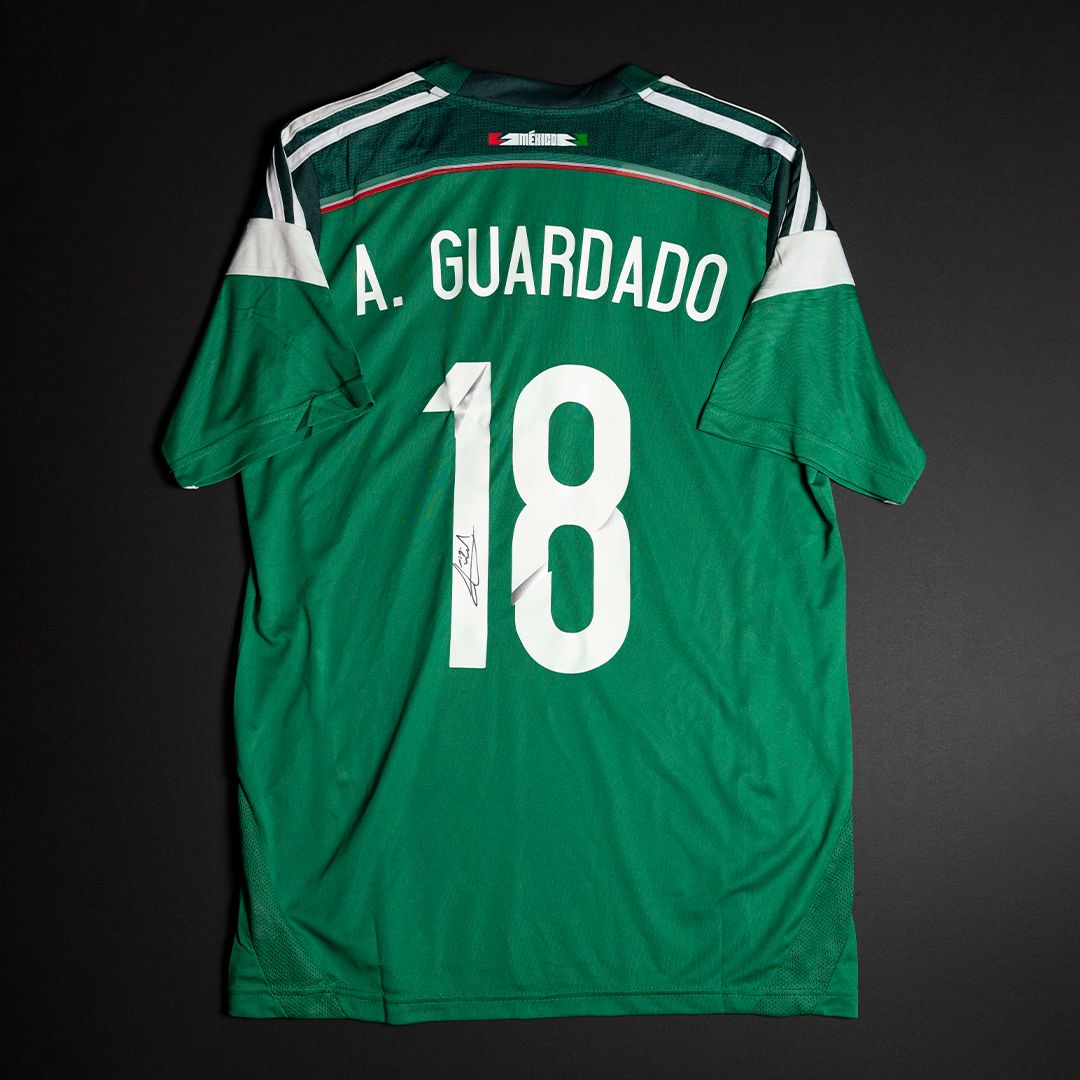 Jersey Firmado Andrés Guardado - México Mundial 2014