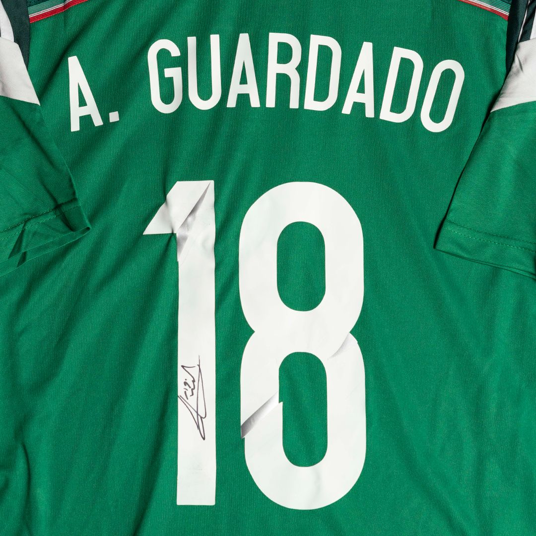 Jersey Firmado Andrés Guardado - México Mundial 2014