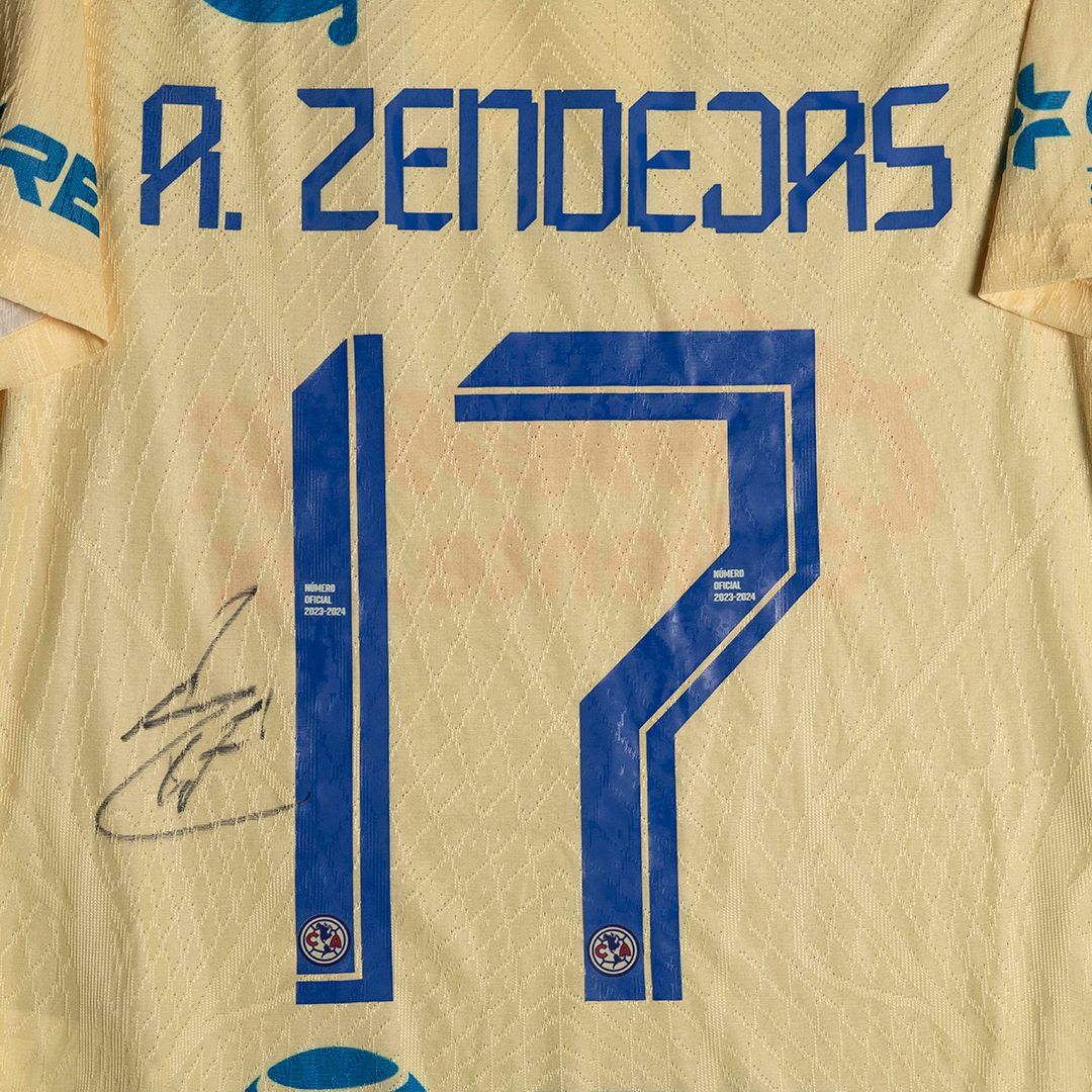 Jersey Firmado Álex Zendejas - America