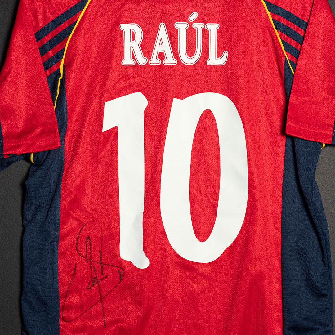 Subasta - Jersey Firmado Raúl González - España