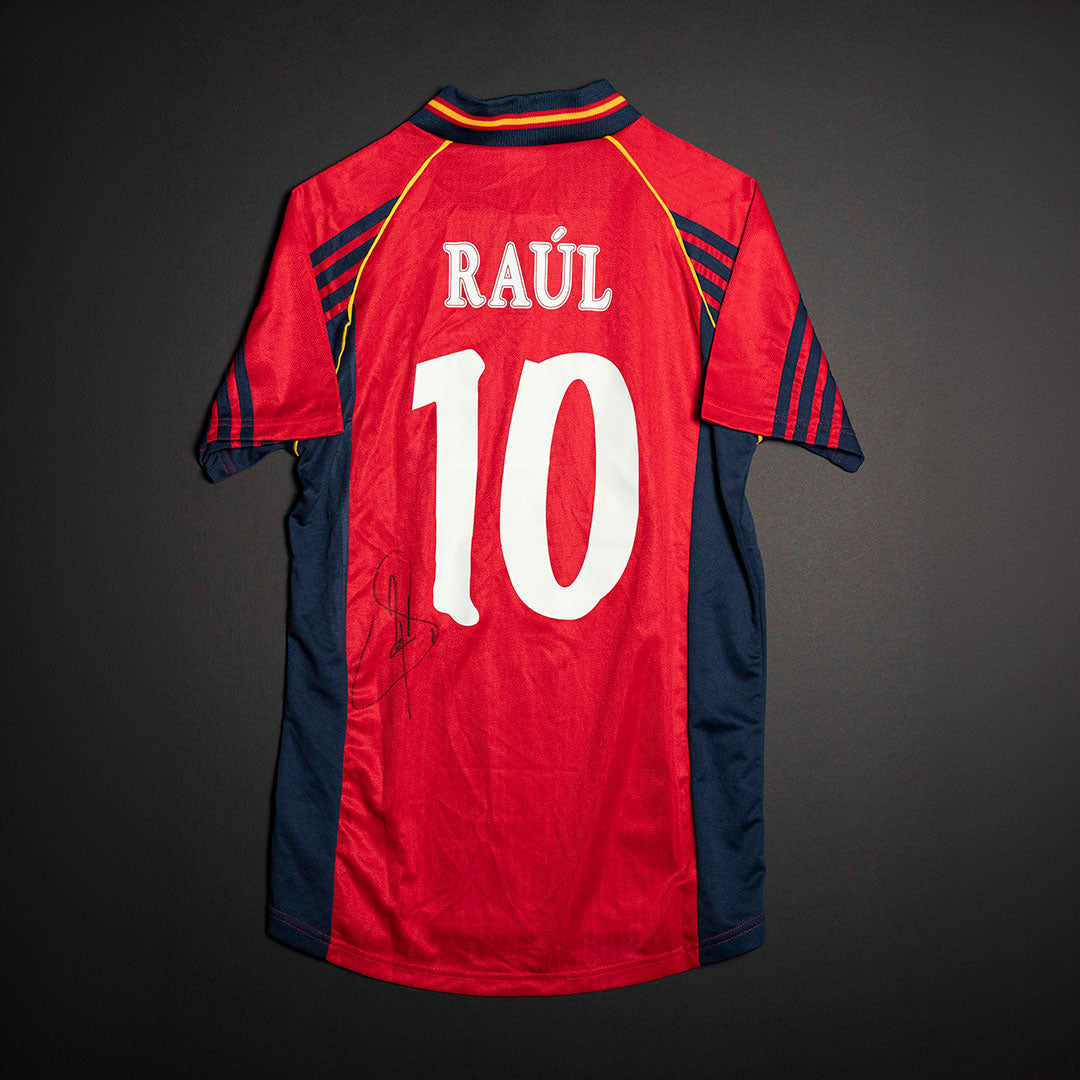 Subasta - Jersey Firmado Raúl González - España