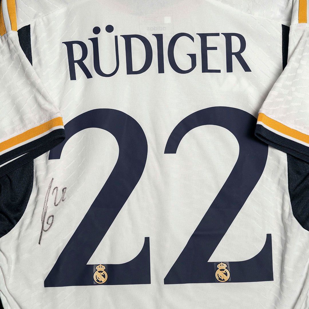 Subasta - Jersey Firmado  Antonio Rüdiger - Real Madrid