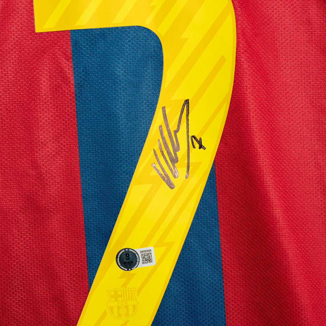 Jersey Firmado David Villa- Barcelona