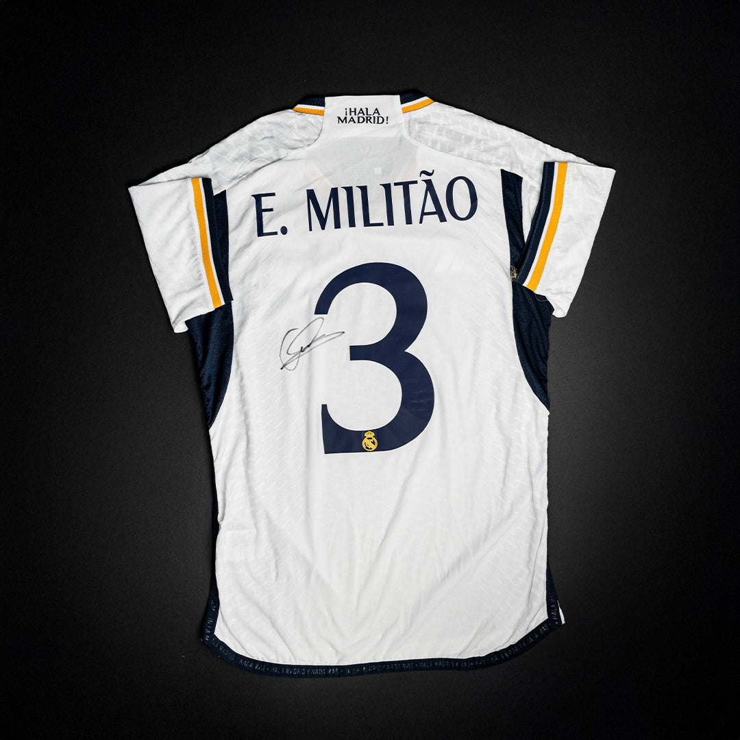 Subasta - Jersey Firmado Éder Militão- Real Madrid