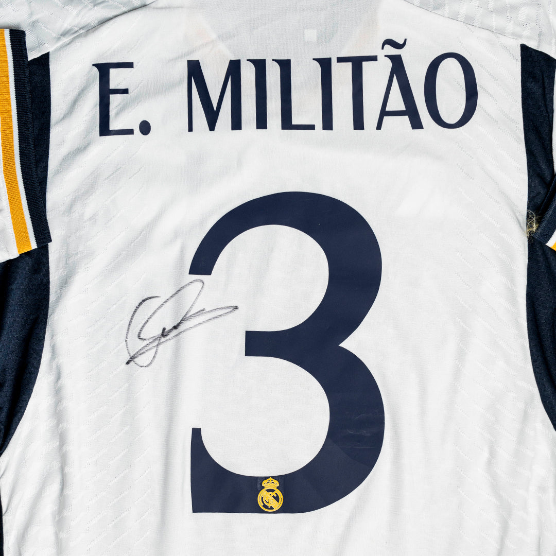 Subasta - Jersey Firmado Éder Militão- Real Madrid