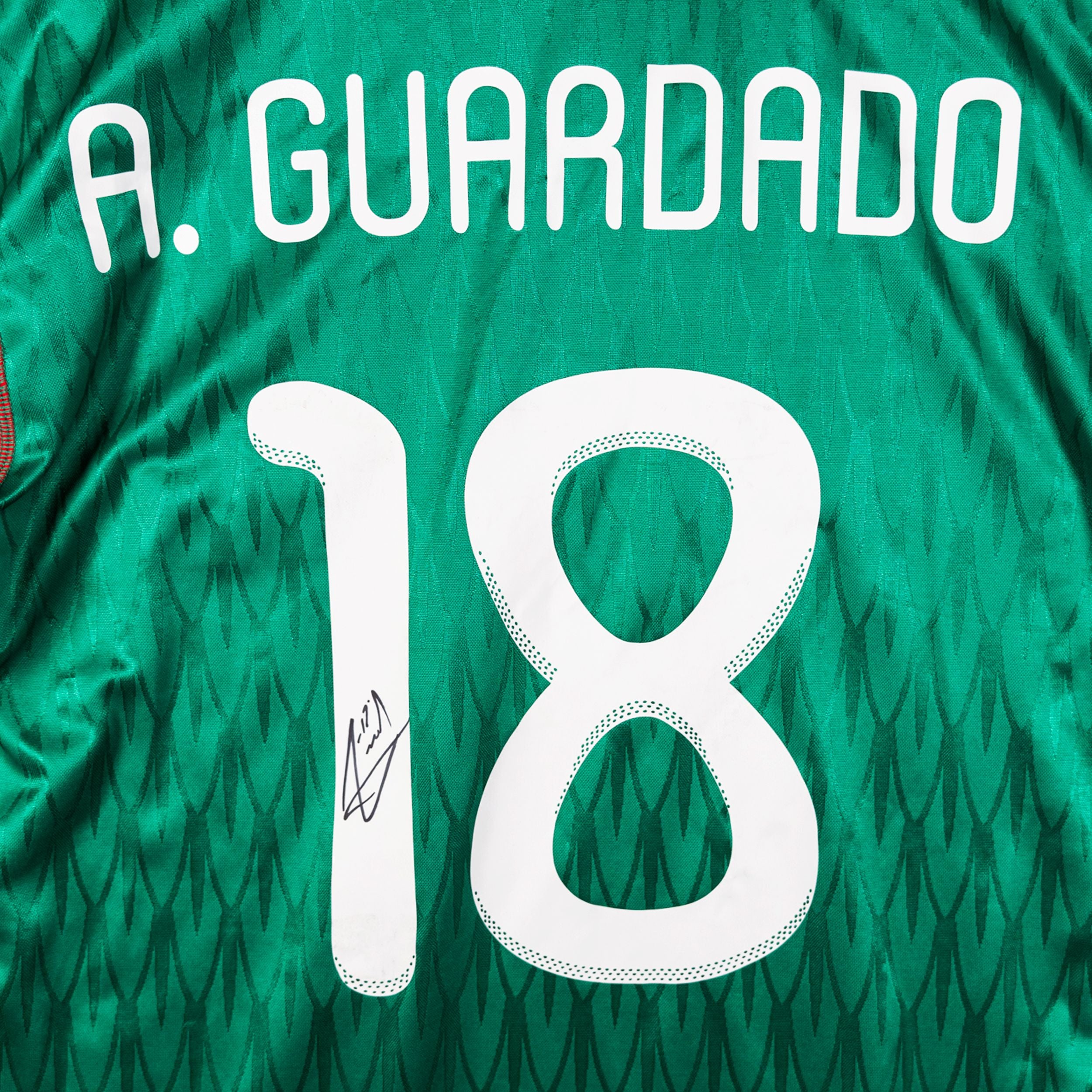 Jersey Firmado Andrés Guardado - México Mundial 2010