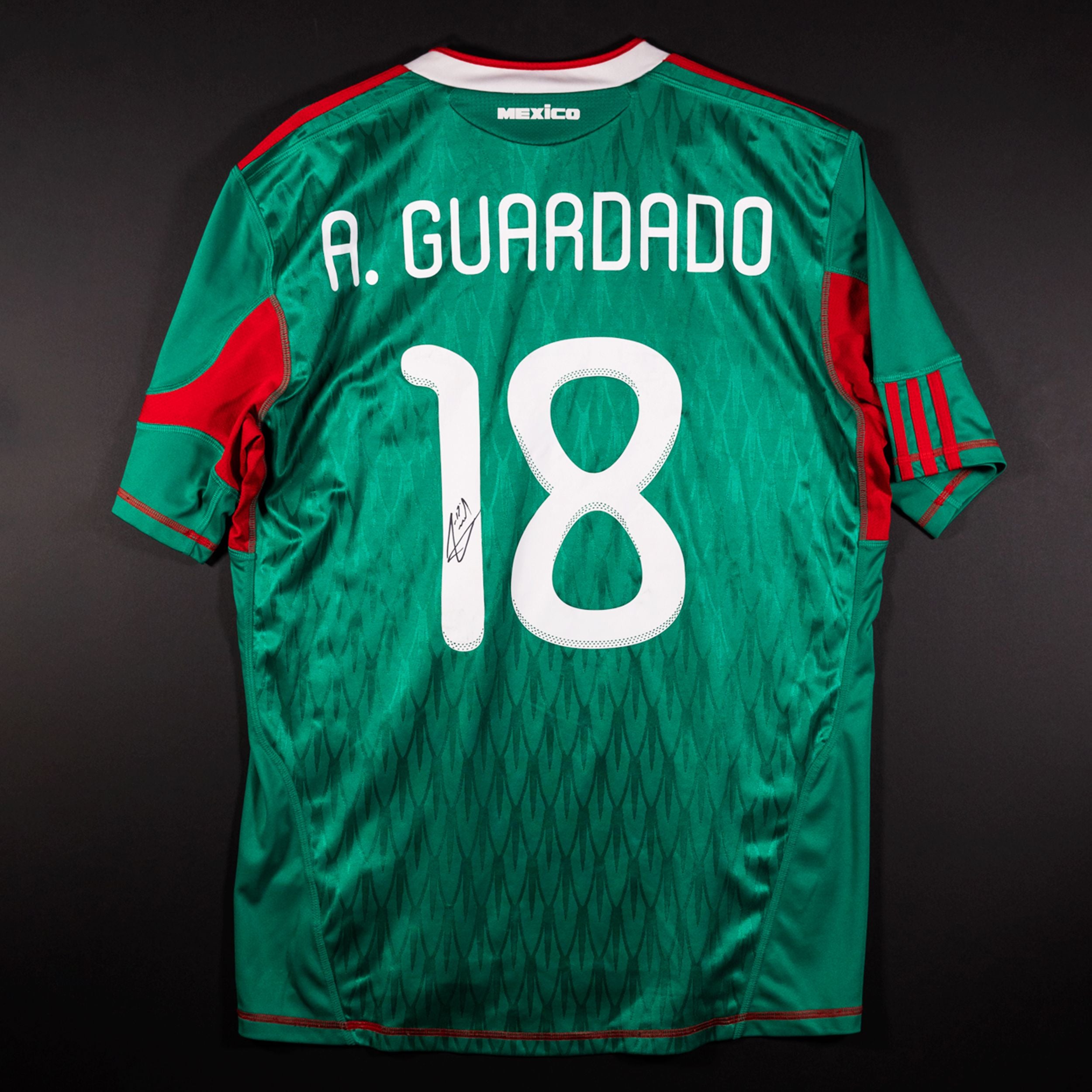 Jersey Firmado Andrés Guardado - México Mundial 2010