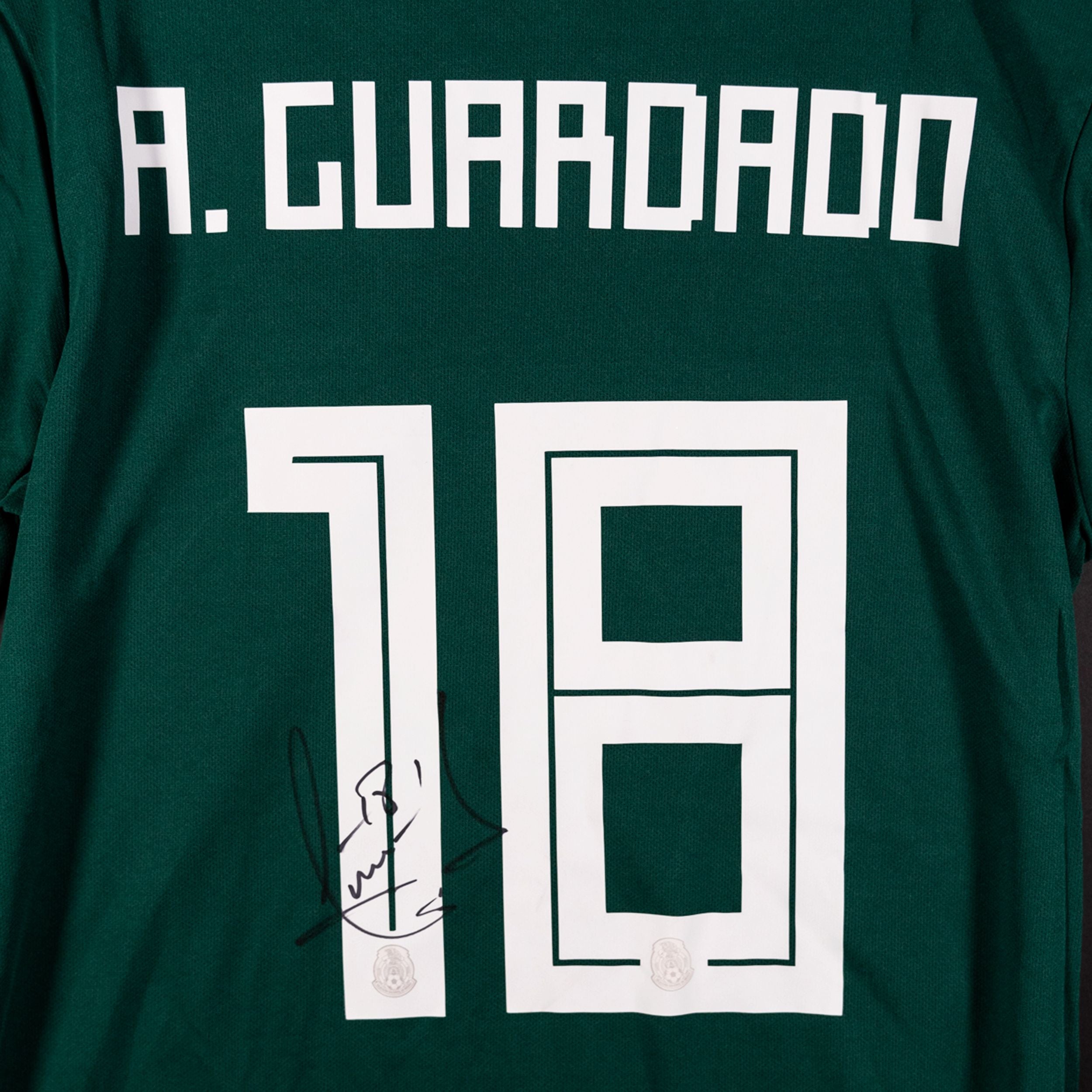 Jersey Firmado Andrés Guardado - México Mundial 2018