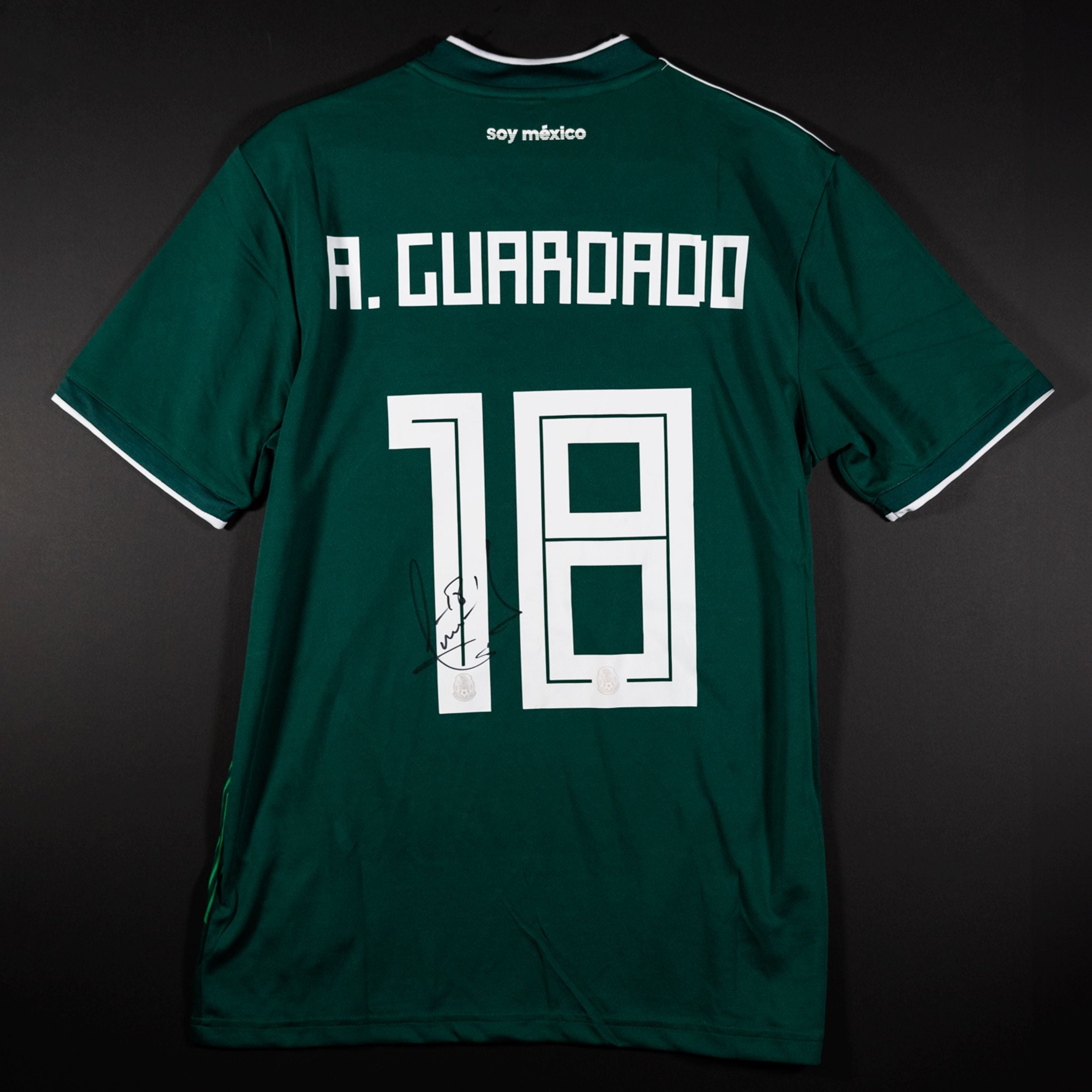 Jersey Firmado Andrés Guardado - México Mundial 2018