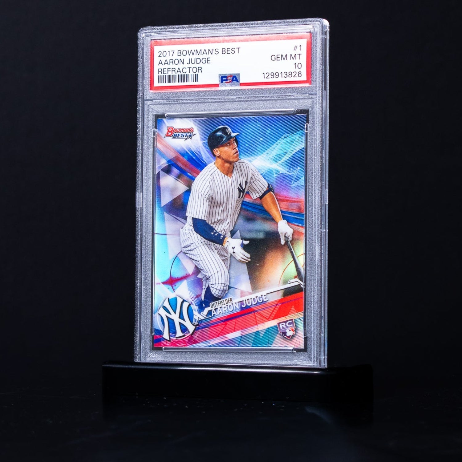 Subasta - 2017 Bowman Best Rookie Refractor Aaron Judge 1 PSA 10 GEM-MT