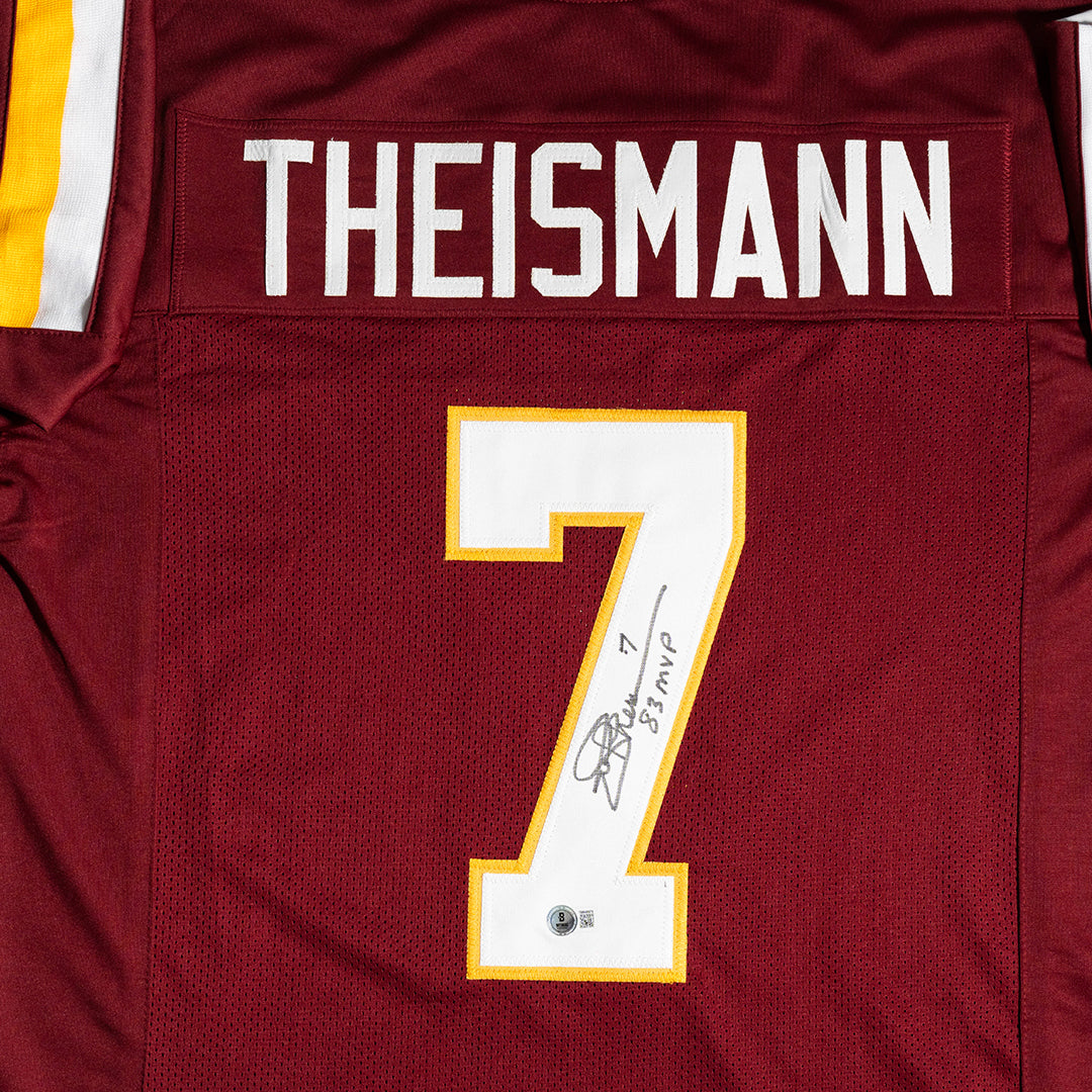Subasta - Custom Jersey Joe Theisman - Washington RedSkins