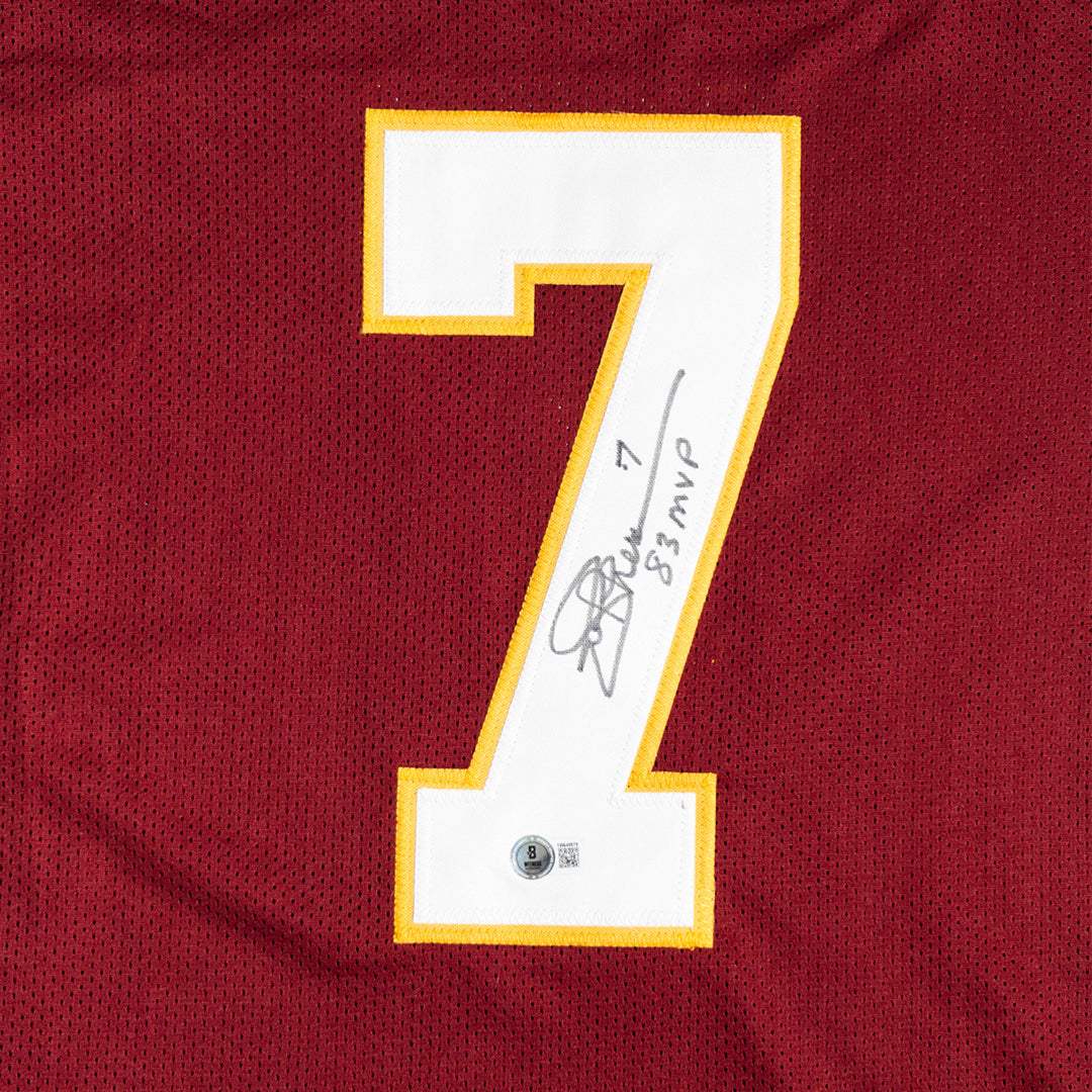 Subasta - Custom Jersey Joe Theisman - Washington RedSkins