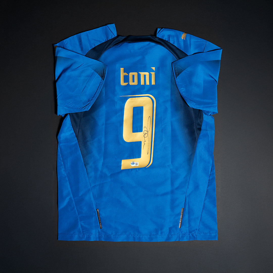 Subasta - Jersey Firmado Luca Toni - Italia