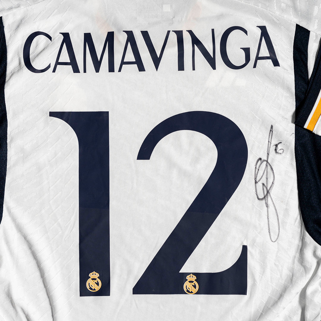 Jersey Firmado de Eduardo Camavinga - Real Madrid