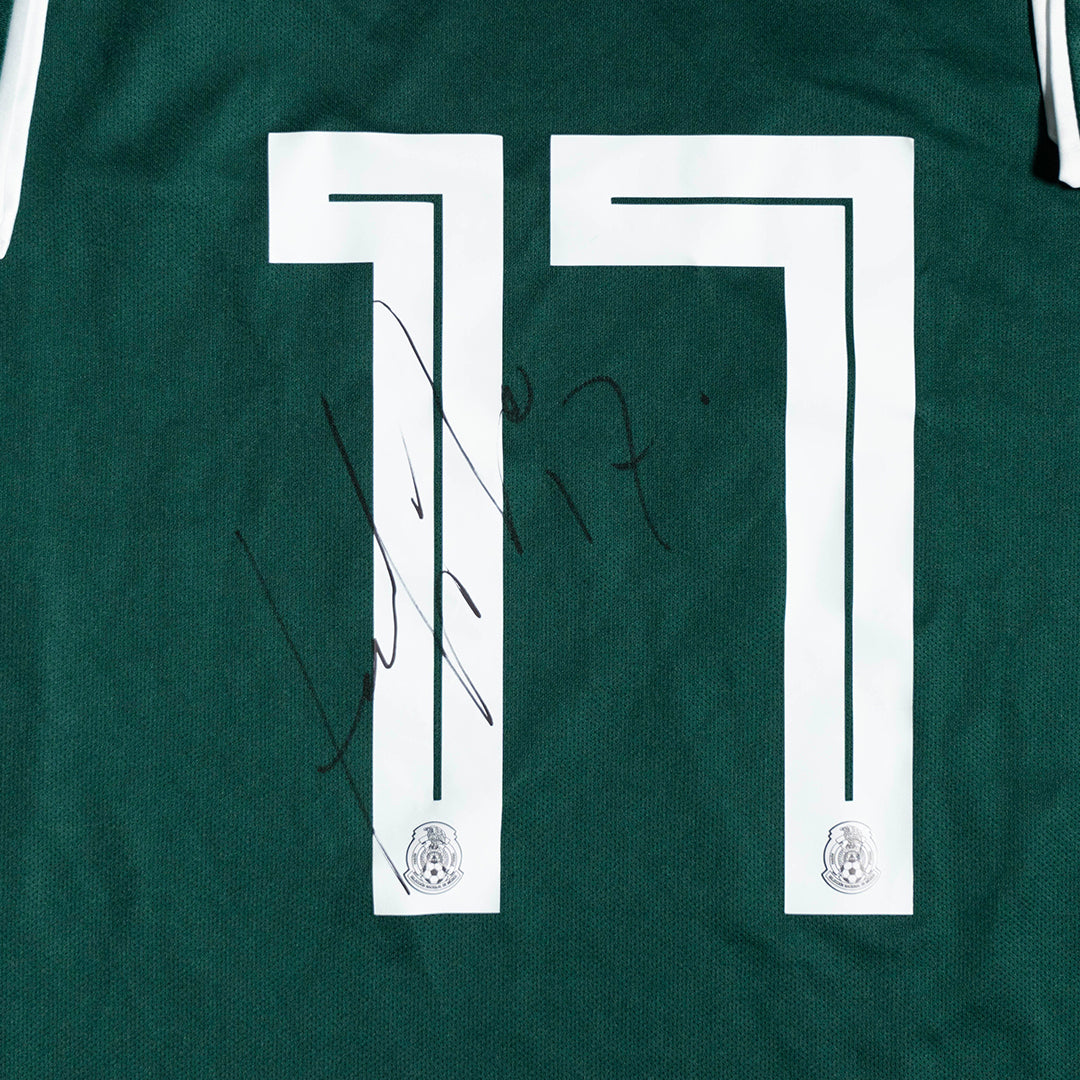 Jersey Firmado Tecatito Corona - México Mundial 2018
