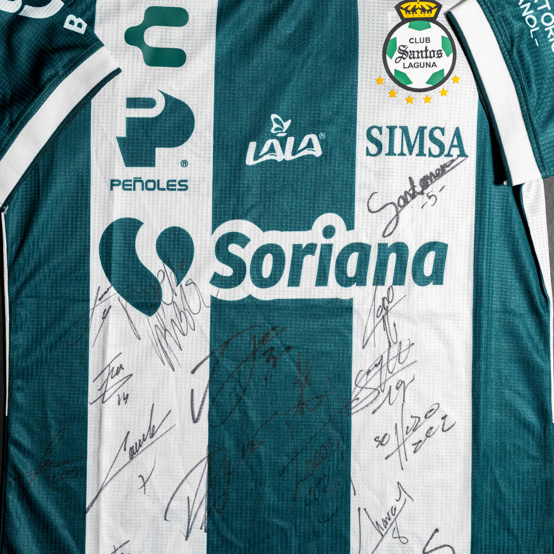 Jersey Firmado Todo el Equipo - Santos FC