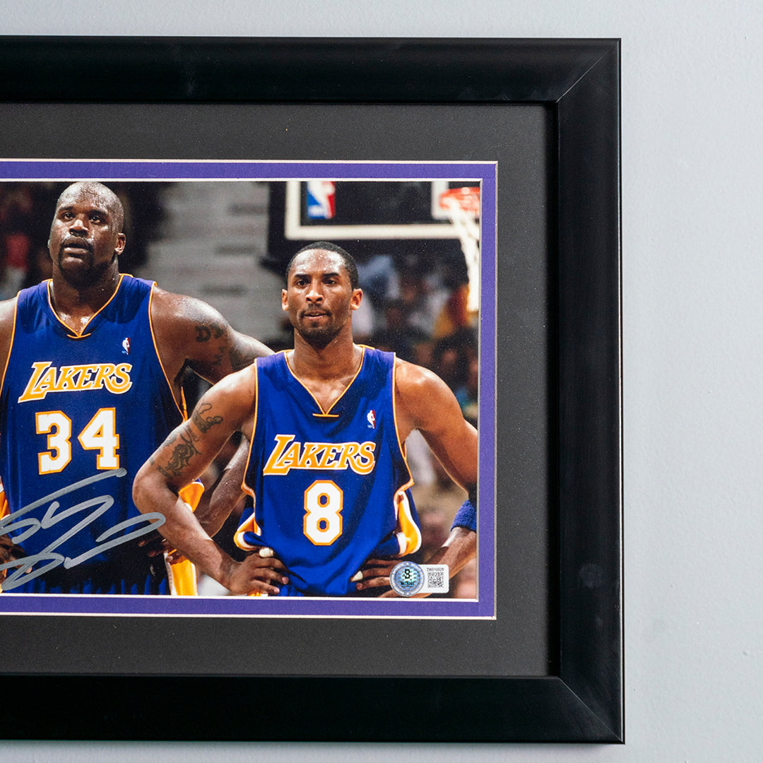 Foto firmada por Shaquille O'Neal - Los Angeles Lakers