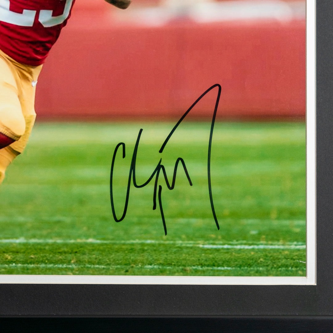 Foto Firmada por Christian McCaffrey Enmarcada - San Francisco 49ers