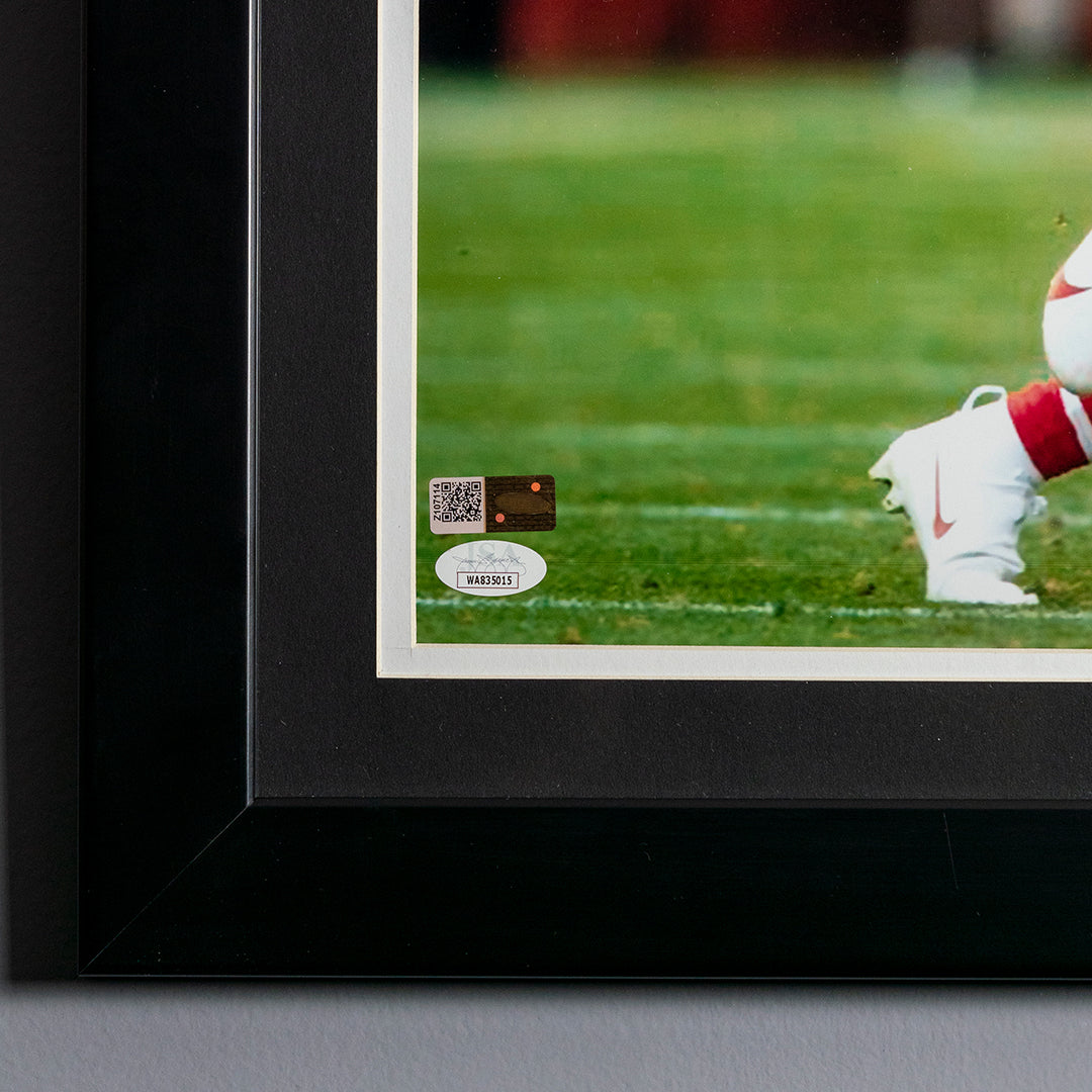 Foto Firmada por Christian McCaffrey Enmarcada - San Francisco 49ers