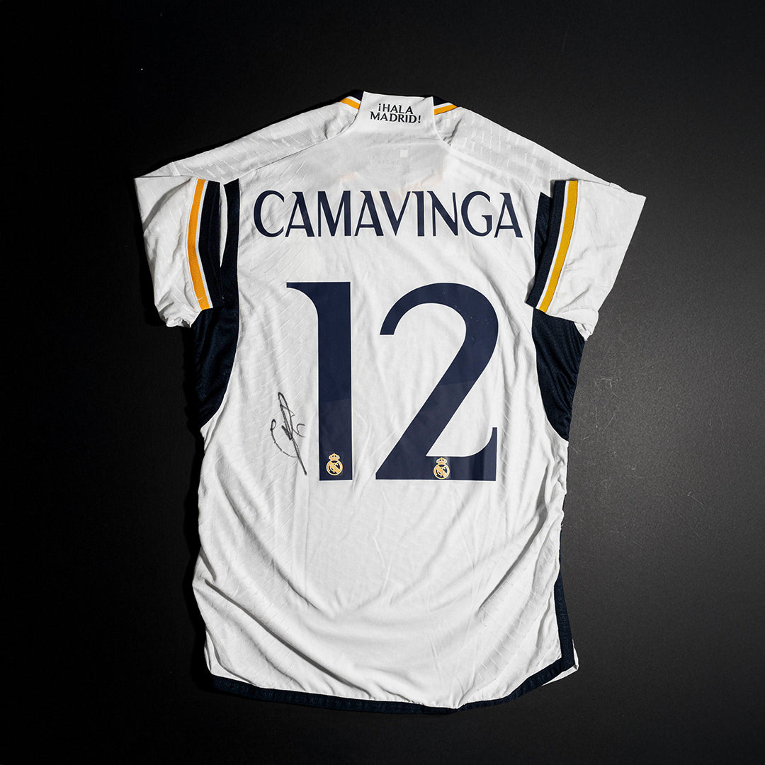 Subasta - Jersey Firmado de Eduardo Camavinga - Real Madrid