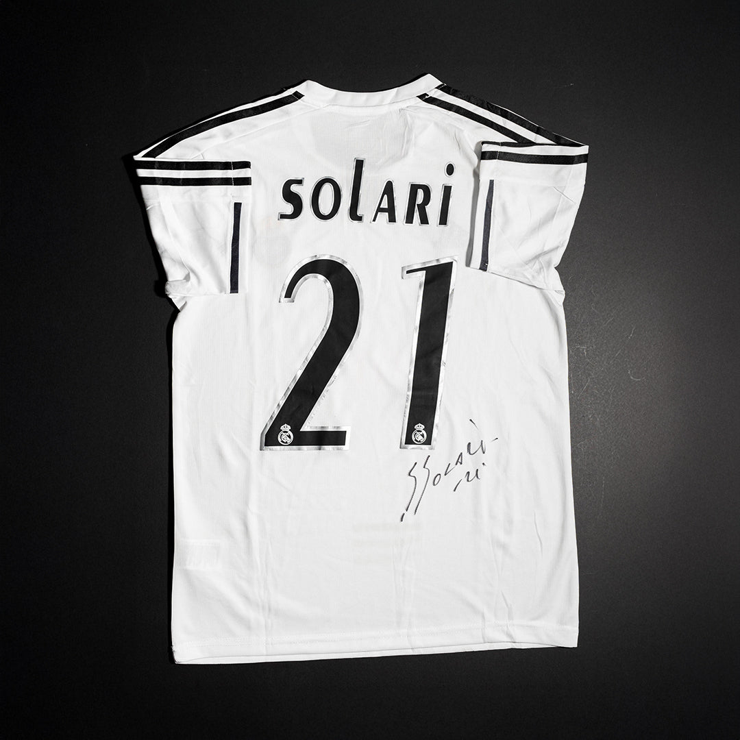 Subasta - Jersey Firmado Solari - Real Madrid