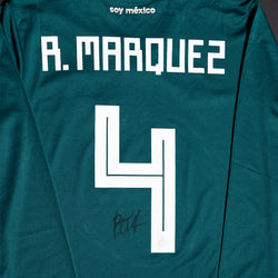 Jersey Firmado Rafael Márquez- México 2018 Manga Larga